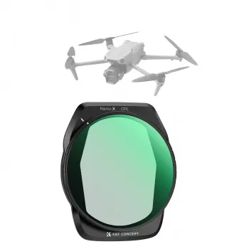 K&F Concept Nano-X CPL Ultra HD 8K cirkuliacinis poliarizacinis filtras, skirtas DJI Air 3S dronui KF01.2878