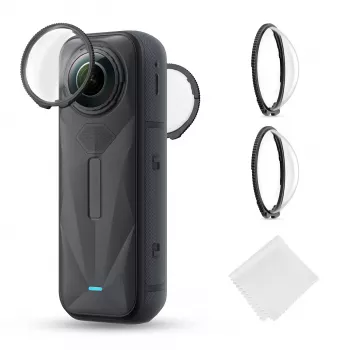 K&F Concept 2 vienetų grūdinto stiklo objektyvo apsauga Insta360 X5 KF31.185