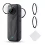 K&F Concept 2 vienetų grūdinto stiklo objektyvo apsauga Insta360 X5 KF31.185