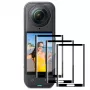 3x Grūdinto stiklo ekrano apsauga, skirta Insta360 X4 / X5 - KF31.184