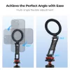 KF Magnetic MagSafe Phone Mount su 1/4 colio sriegiu ir Cold Shoe – juodas (KF31.196)