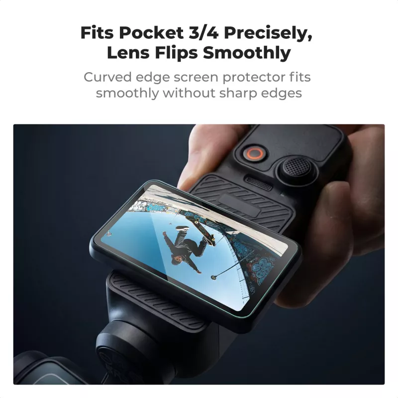KF 2 vnt. grūdinto stiklo ekrano apsauga HD 9H, skirta DJI Osmo Pocket 3 / Pocket 4
