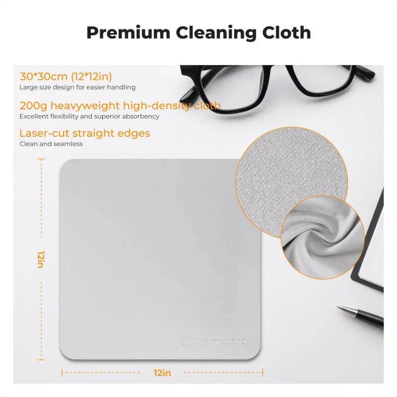 KF Microfiber Cleaning Cloth 30x30cm 200gsm 3-Pack