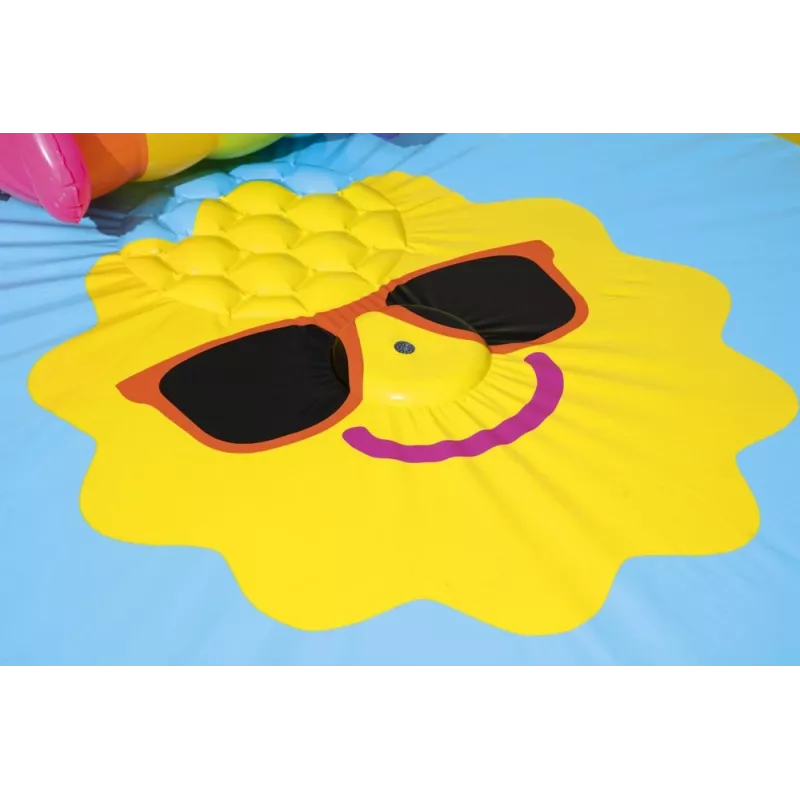 Bestway Playground Island 237 x 201 x 104 cm Inflatable Water Play Center with Slide and Games