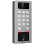 Hikvision DS-K1T502DBWX-CQR Veido atpažinimo terminalas su 7 colių liečiamuoju ekranu, 2 MP dviejų objektyvų kamera, pirštų atspaudais, Mifare kortele, PIN kodu, Wi-Fi, IP65, IK08