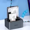 ORICO 6646C3-C 4-Bay Docking Station for 2.5/3.5 SATA HDD/SSD with Offline Clone Function - Pilka