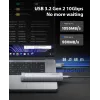 ORICO AXM2-G2 M.2 NVMe USB-C 10 Gbps korpusas - Pilka