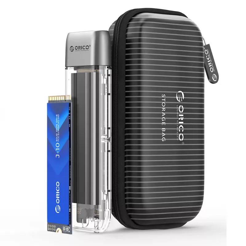 ORICO TXM2-C3 M.2 NVMe USB-C 3.2 10Gbps SSD korpusas - pilka