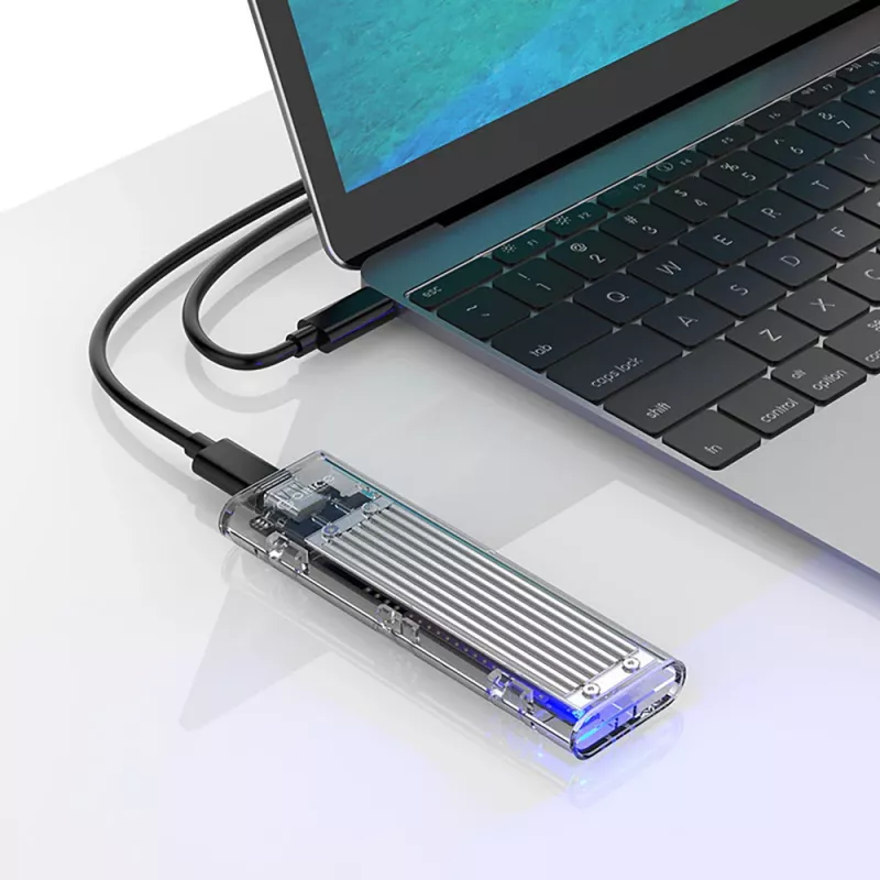 ORICO TCM2-C3 M.2 NVMe SSD korpusas USB-C 10Gbps - Pilka