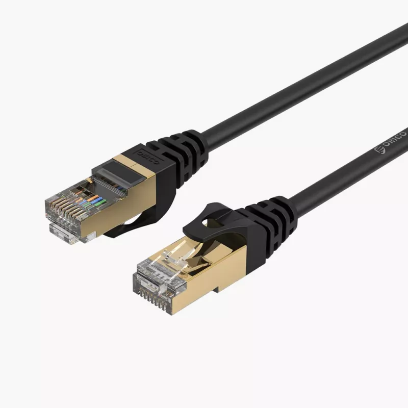 ORICO PUG-C7 CAT7 20 m apvalus juodas kabelis