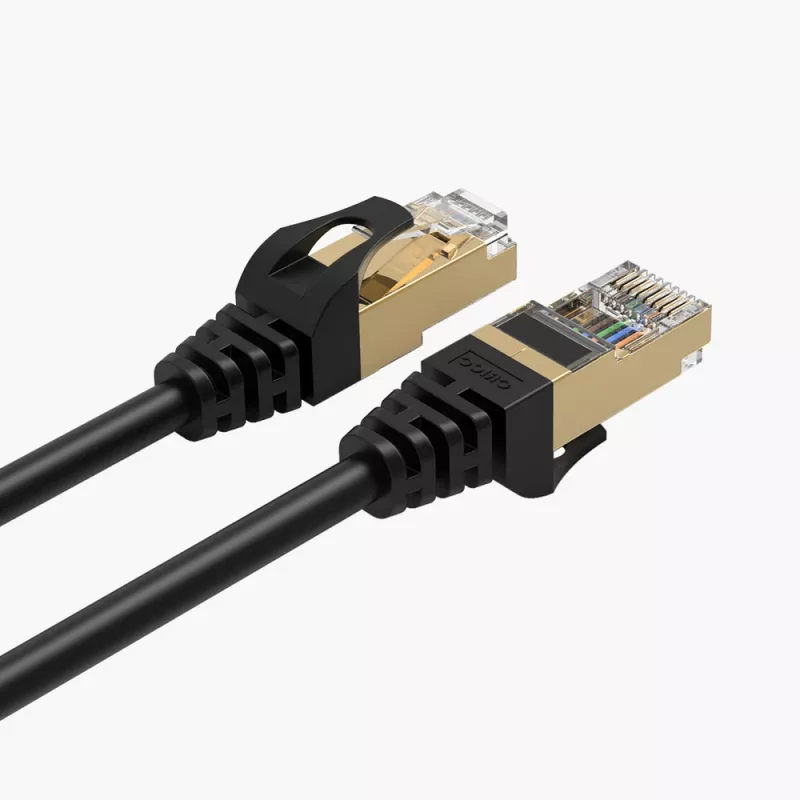 ORICO PUG-C7 CAT7 20 m apvalus juodas kabelis