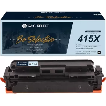 G&G Select XL Toner Cartridge Replacement for HP 415X / W2030X - Black, High Yield