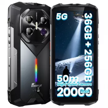 FOSSIBOT F113 išmanusis telefonas 6.0 inch HD+ 3GB RAM 32GB atminties pilka