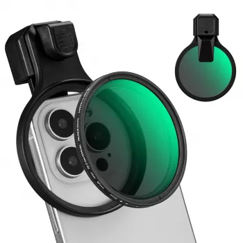 K&F Concept KF15.0026 Kintamo tankio ND filtras ND2-ND32 67mm Užsegamas ant telefono