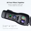 KF kietas PC apsauginis dėklas DJI Osmo Pocket 3/4 su dirželiu - Juodas