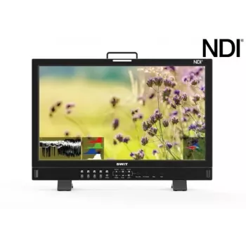 SWIT ELECTRONICS BM-245-NDI 23.8 colio 4K NDI vaizdo monitorius – Full HD QLED ekranas su 3D LUT