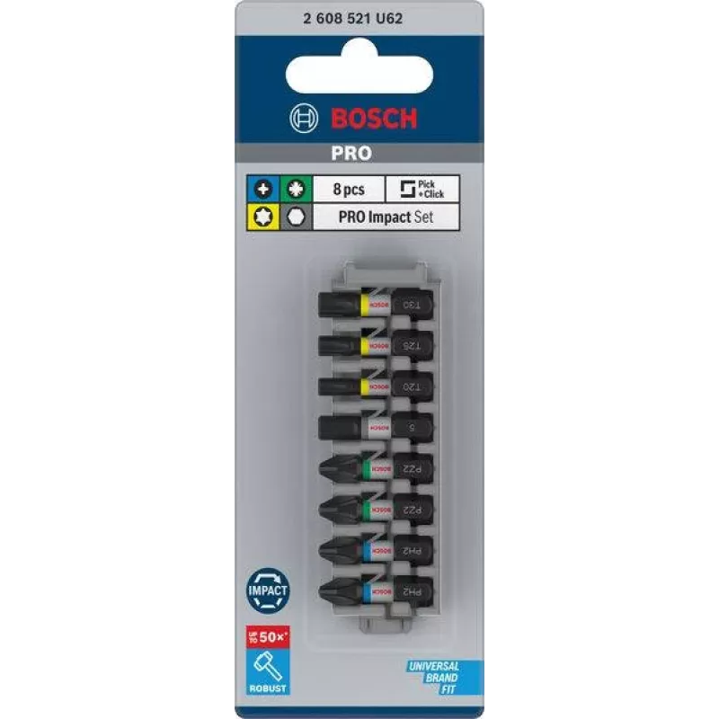 Bosch PRO Impact Bit Set 8-Piece (2608521U62)