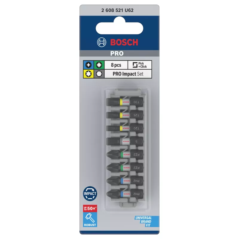 Bosch PRO Impact Bit Set 8-Piece (2608521U62)