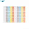 JJC 120x atminties kortelių etiketės lipdukai SD, MicroSD, CF, XQD
