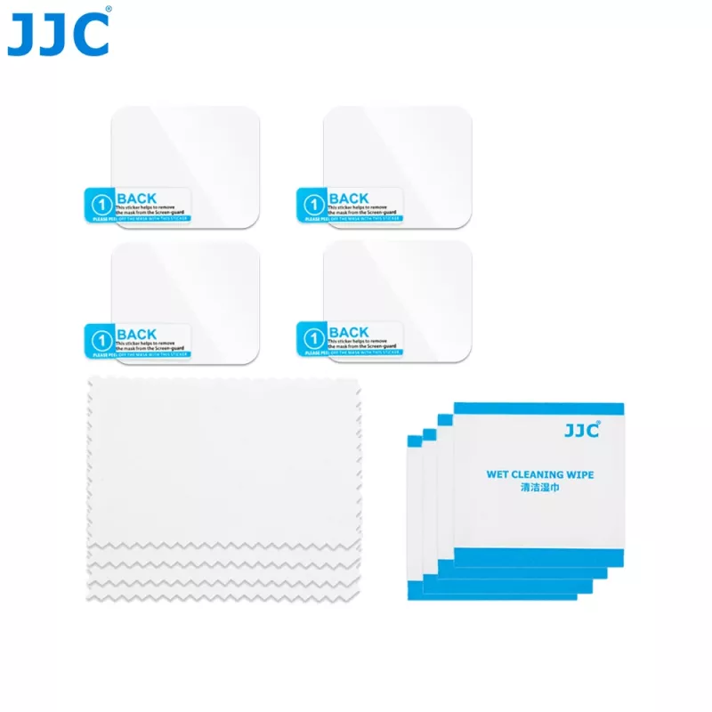 JJC 4x Grūdinto stiklo ekrano apsauga, skirta DJI RS 3 / RS 3 Pro / RS 4 / RS 4 Pro gimbalo LCD