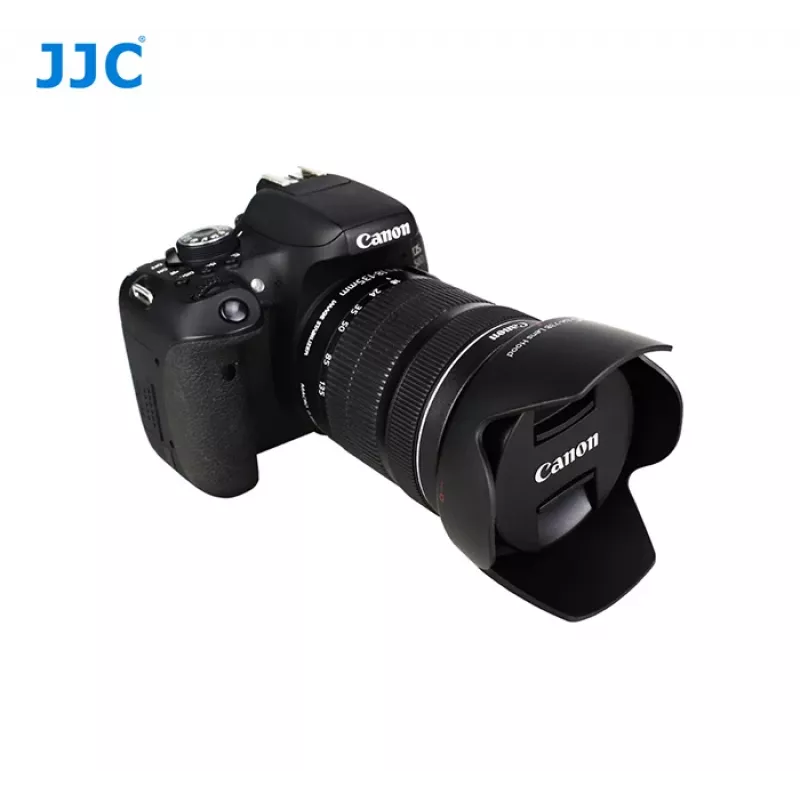 JJC objektyvo gaubtas Canon EW-73B – žiedlapio tipo, bajonetinis tvirtinimas, juodas
