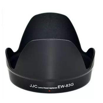 JJC objektyvo gaubtas, skirtas Canon EW-83G, žiedlapio formos, juodas