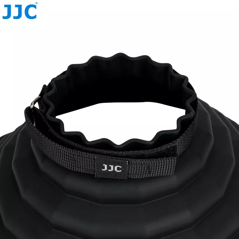 JJC LH-ARLII Sulankstomas guminis objektyvo gaubtas 73-88mm