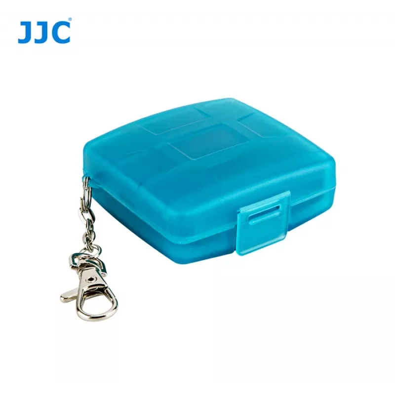 JJC atminties kortelių dėklas 4 SD / SDHC / SDXC kortelėms - juodas