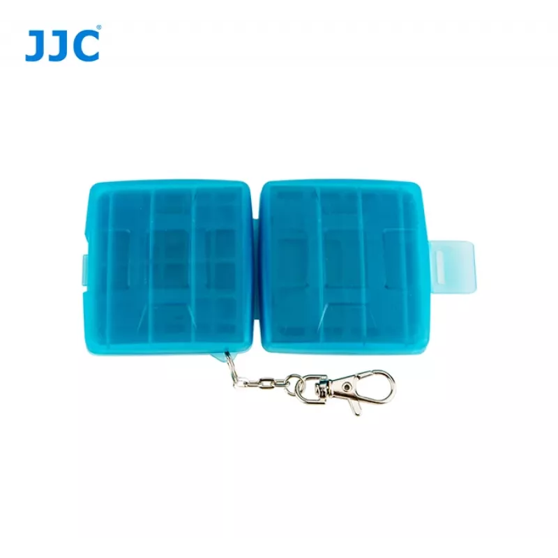 JJC atminties kortelių dėklas 4 SD / SDHC / SDXC kortelėms - juodas