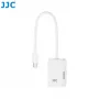 JJC PDB-UC USB-C kortelių skaitytuvas su 2x USB-C prievadais, Space Gray