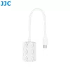 JJC PDB-UC USB-C kortelių skaitytuvas su 2x USB-C prievadais, Space Gray