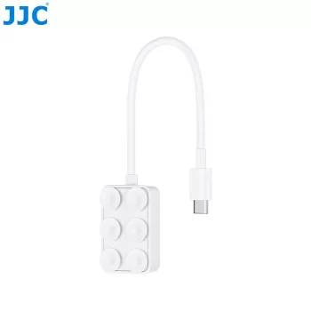JJC PDB-UC USB-C kortelių skaitytuvas su 2x USB-C prievadais, Space Gray