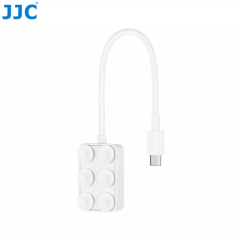JJC PDB-UC USB-C kortelių skaitytuvas su 2x USB-C prievadais, Space Gray