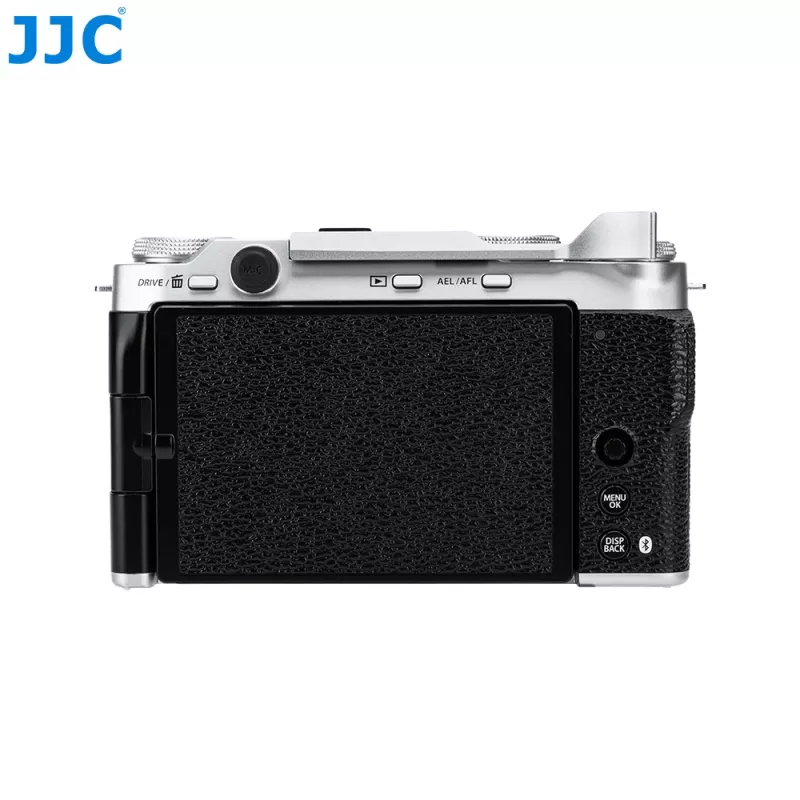 JJC nykščio atrama, skirta Fujifilm X-M5 / XM5 / TA-XM5, sidabrinė