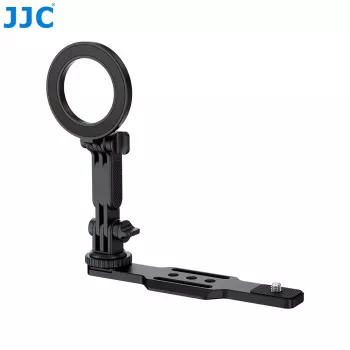 JJC HG-CS1 Praplėtimo laikiklis su Magsafe telefono laikikliu, 1/4 inch sriegiais, Cold Shoe, aliuminio lydinys, juodas