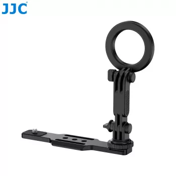 JJC HG-CS1 Praplėtimo laikiklis su Magsafe telefono laikikliu, 1/4 inch sriegiais, Cold Shoe, aliuminio lydinys, juodas