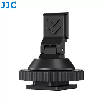JJC HC-DMN „Hot Shoe“ į 1/4 inch-20 sriegio adapteris mikrofonų laikikliui, juodas