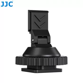 JJC HC-DMN „Hot Shoe“ į 1/4 inch-20 sriegio adapteris mikrofonų laikikliui, juodas
