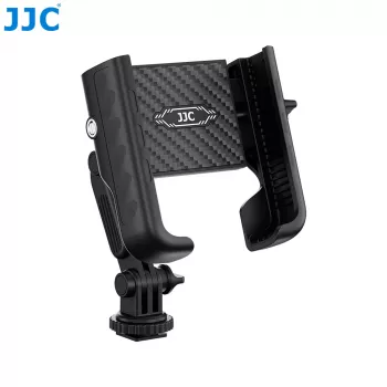 JJC PM-CS1 Adapter Mount su 1/4 inch sriegiu telefonui, išmaniajam telefonui, GoPro, standartiniam ISO Hot Shoe, juodas