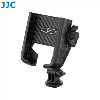 JJC PM-CS1 Adapter Mount su 1/4 inch sriegiu telefonui, išmaniajam telefonui, GoPro, standartiniam ISO Hot Shoe, juodas