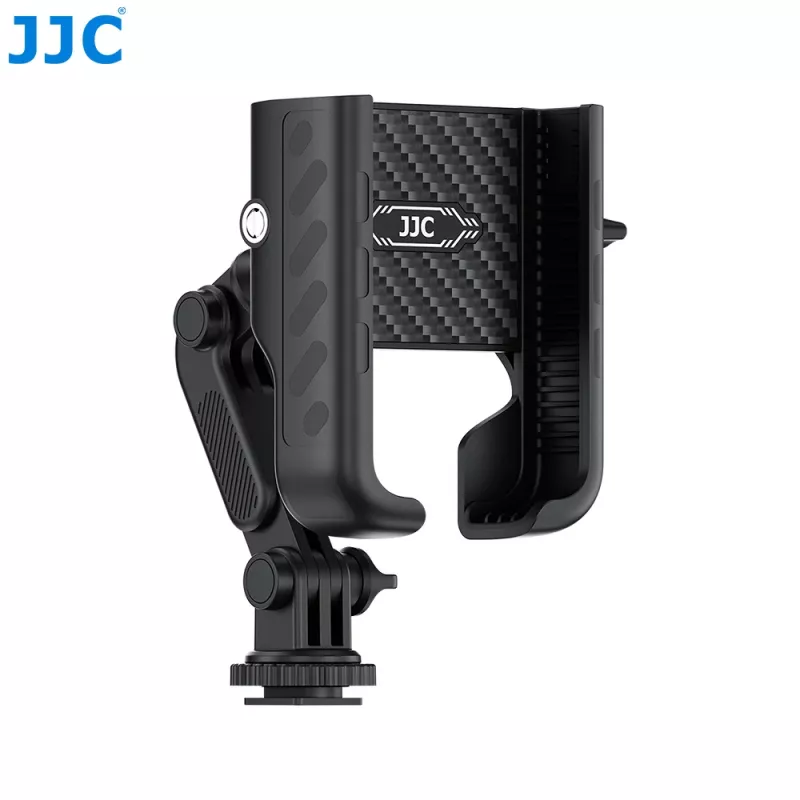 JJC PM-CS1 Adapter Mount su 1/4 inch sriegiu telefonui, išmaniajam telefonui, GoPro, standartiniam ISO Hot Shoe, juodas