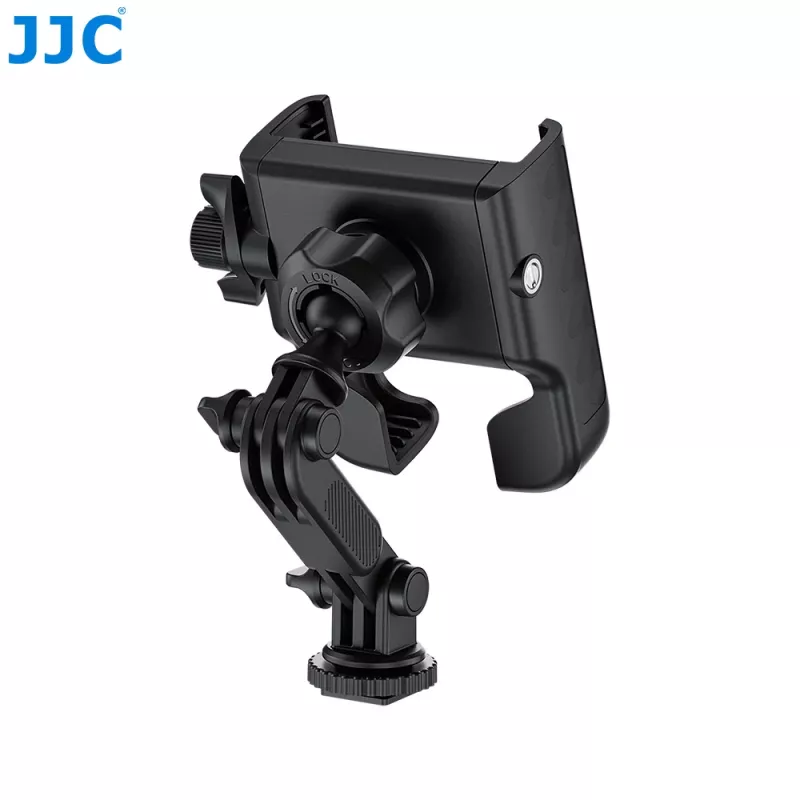 JJC PM-CS1 Adapter Mount su 1/4 inch sriegiu telefonui, išmaniajam telefonui, GoPro, standartiniam ISO Hot Shoe, juodas