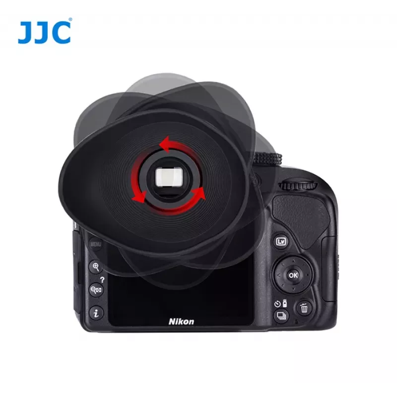 JJC Eyecup EG, skirtas Canon EOS DSLR fotoaparatams (juoda)