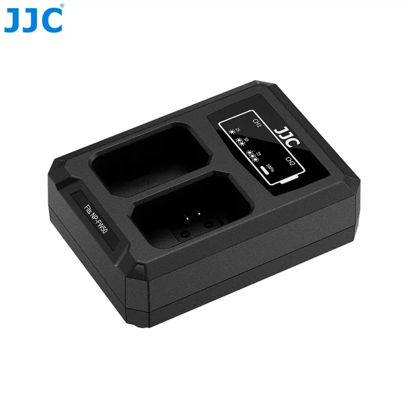 JJC Dual USB-C Battery Charger for Sony NP-FW50 (DCH-FW50TC)