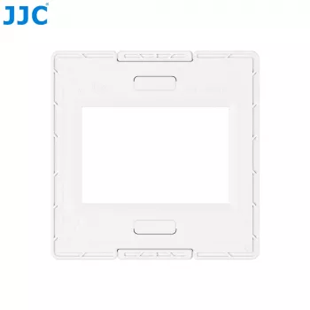 JJC SM-35x50 skaidrių rėmeliai 35 mm juostai, 50x50 mm rėmas, 36x24 mm anga, ABS plastikas, užspaudžiami, 50 vnt.