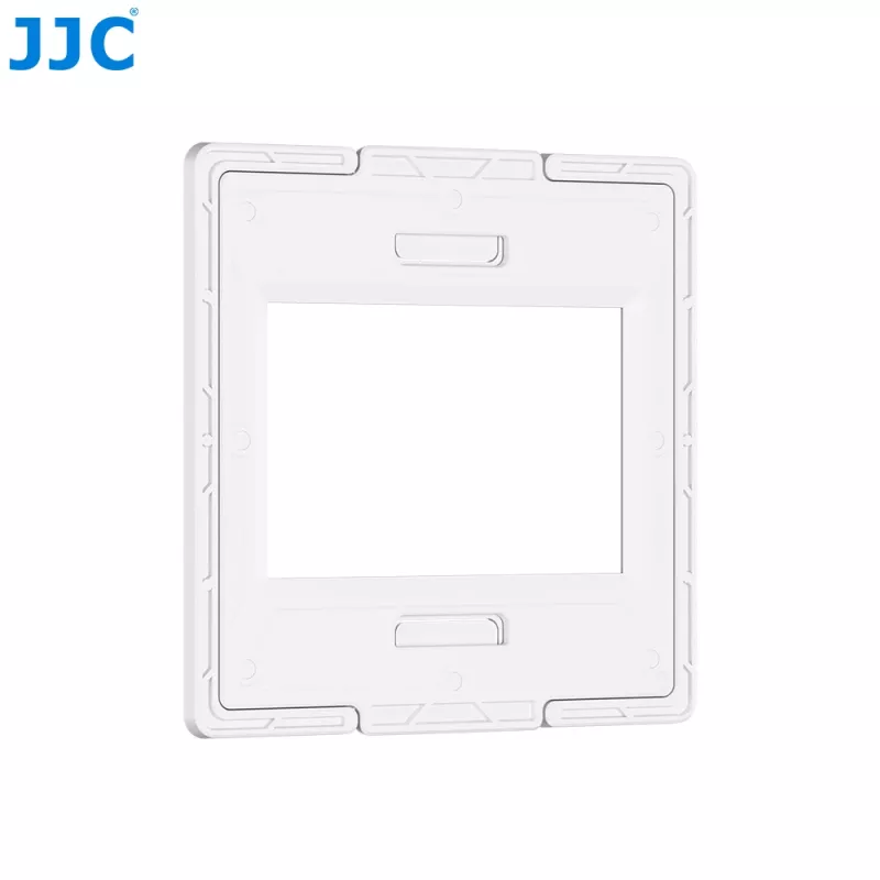JJC SM-35x50 skaidrių rėmeliai 35 mm juostai, 50x50 mm rėmas, 36x24 mm anga, ABS plastikas, užspaudžiami, 50 vnt.