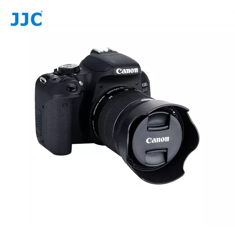 JJC Objektyvo gaubtas, skirtas Canon EW-63C – žiedlapio tipo, juodas