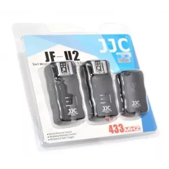 JJC JF-U2 belaidis blykstės trigerio rinkinys su 2 imtuvais
