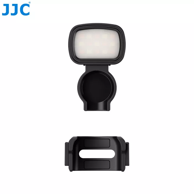 JJC Mini Magnetic LED Fill Light, skirta DJI Osmo Pocket 3, CRI≥95, 15 LED, įkraunamas per USB-C