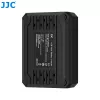 JJC trigubo USB akumuliatoriaus įkroviklis, skirtas Ricoh DB-120 (3 lizdai) - DCH-DB120TC